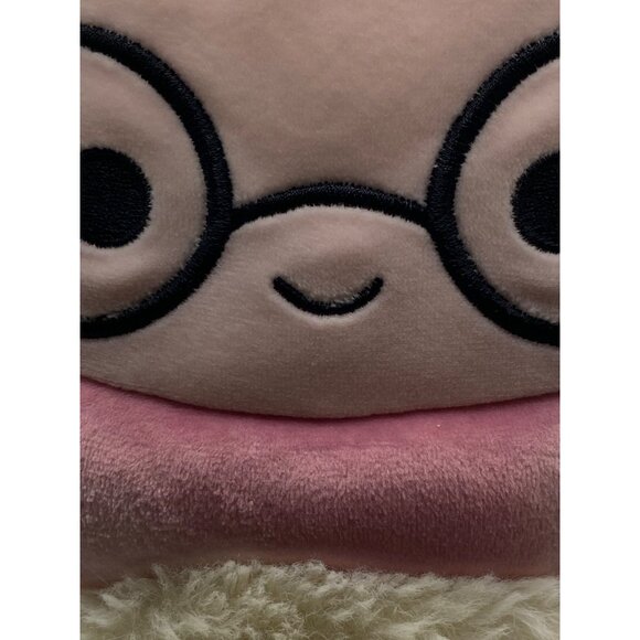 Squishmallows Pink & Cream Caterpillar Plush Toy With Glasses - Picture 3 of 10